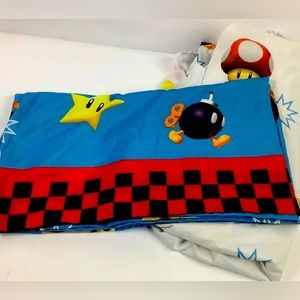 Twin bed sheets Super Mario Kart